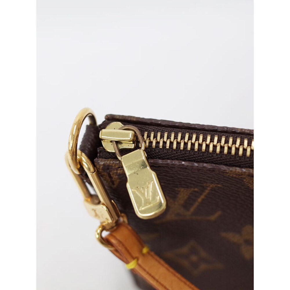 Louis Vuitton Monogram Leather Brown Pochette Accessoires Accessory Pouch - Picture 5 of 9